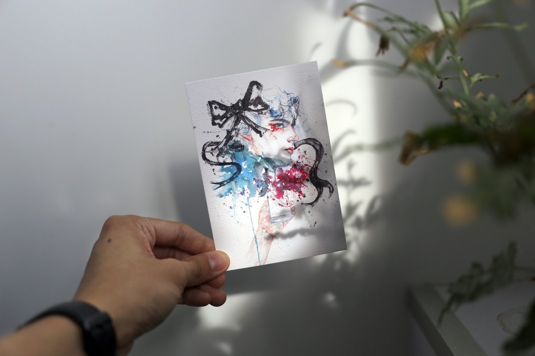 明信片 PC-HU-020 - 卡片/明信片 - 纸 多色