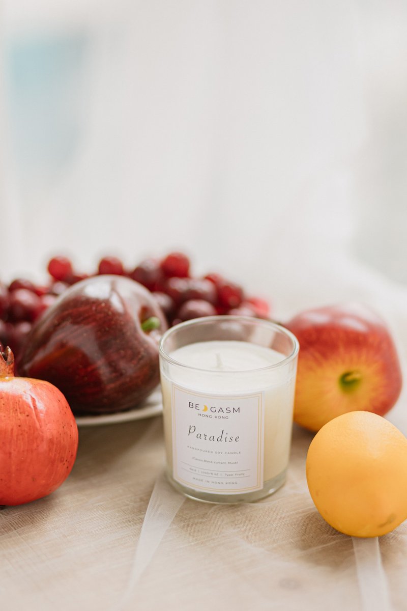 No.6 Paradise 甜而不腻的浆果香 蜡烛 - 蜡烛/烛台 - 蜡 白色
