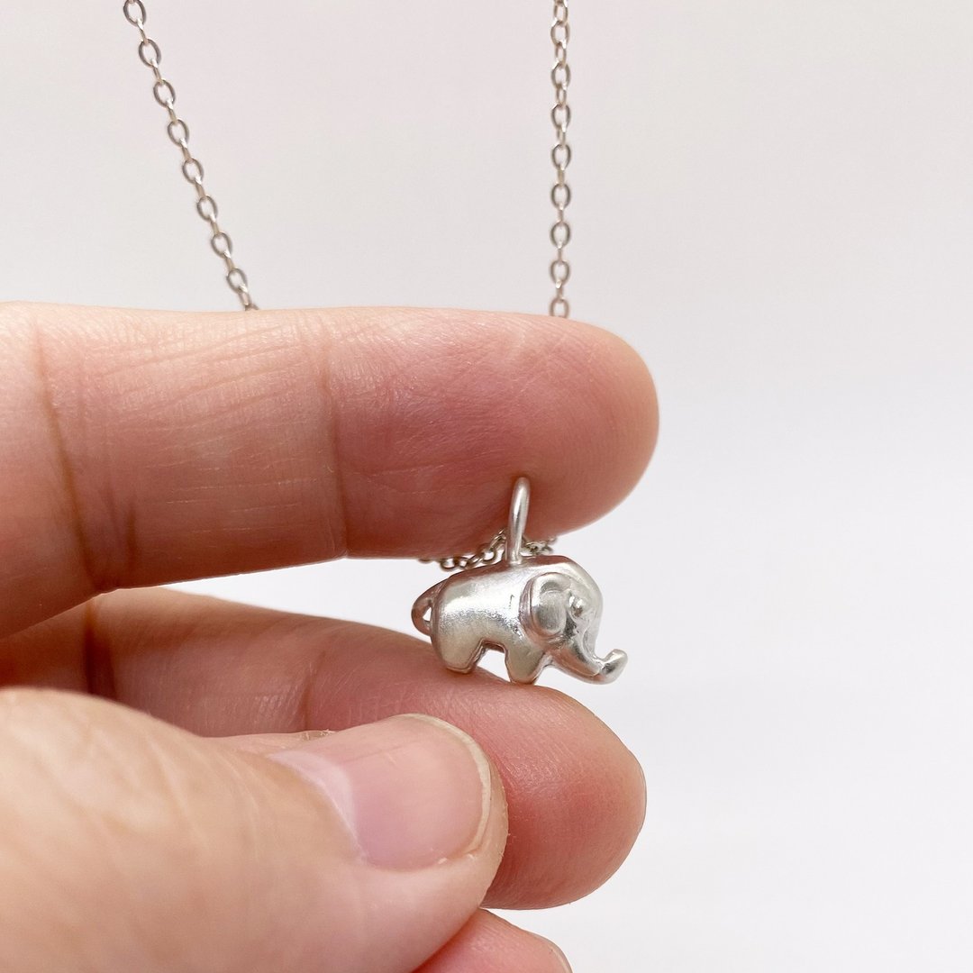 小象925银项链 Elephant Necklace - 项链 - 纯银 