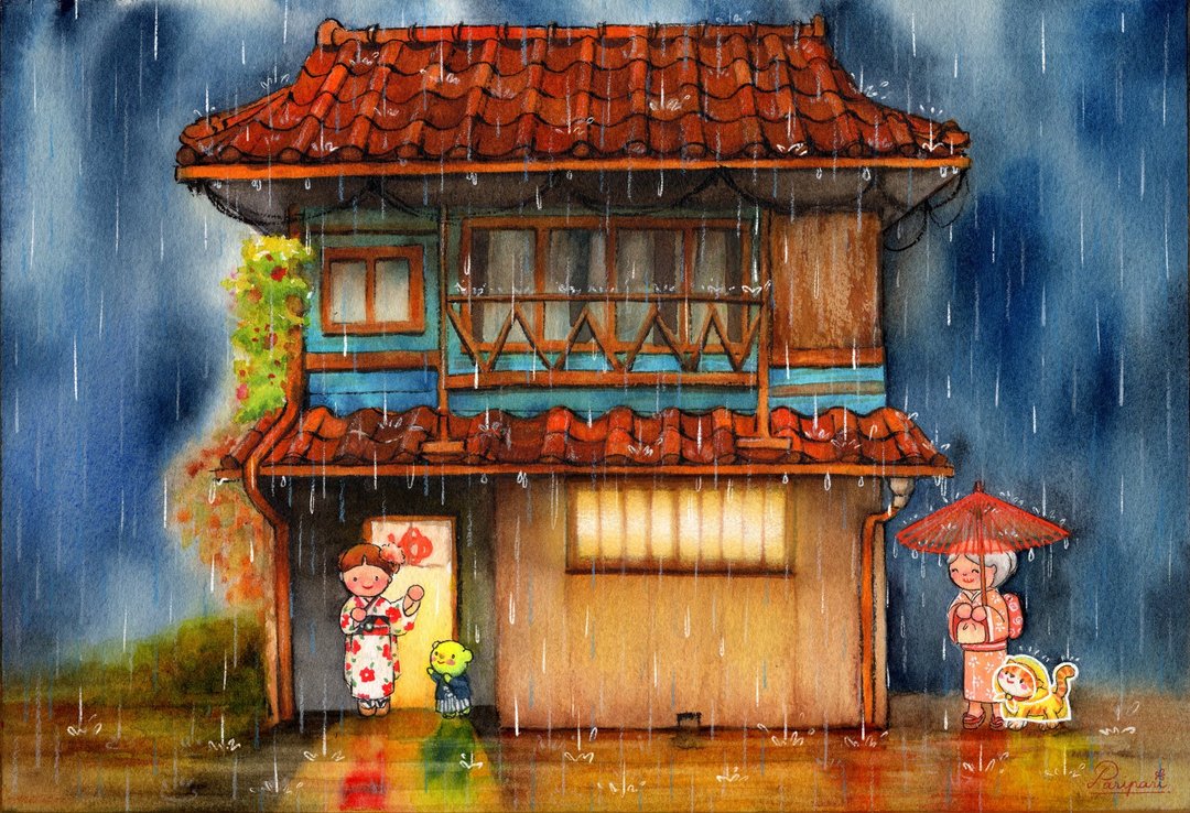 欢迎回家 明信片 - 卡片/明信片 - 纸 多色