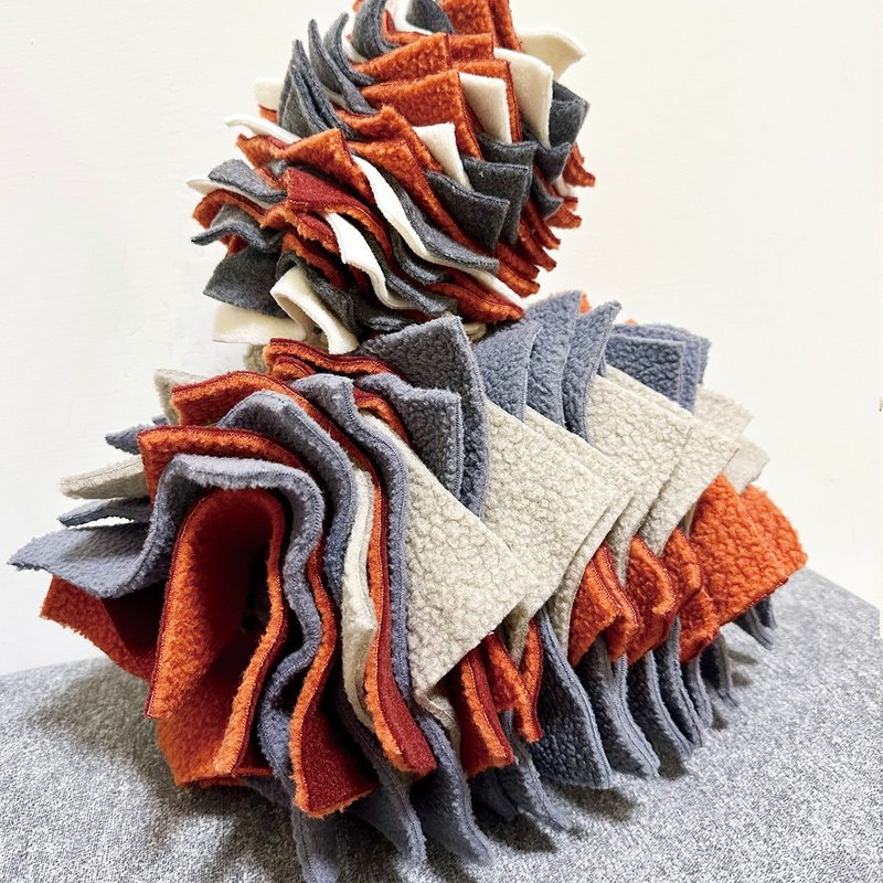 【手作玩具】宠物藏食千层烤肉串 (加大版) 嗅闻玩具 藏食玩具 - 玩具 - 聚酯纤维 多色