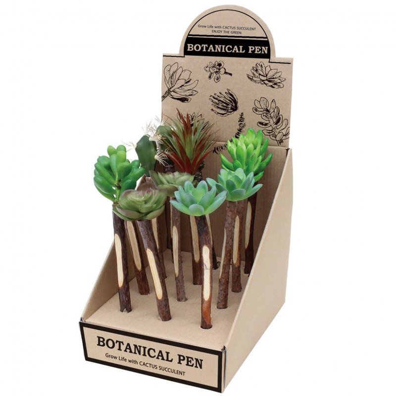 SPICE 多肉植物原木笔 - 其他书写用品 - 木头 白色