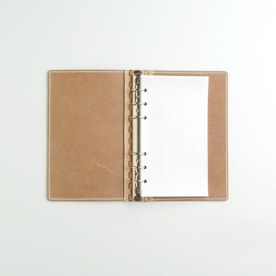 Personal Organisers 皮革铰链系统手帐 Natural - 笔记本/手帐 - 真皮 