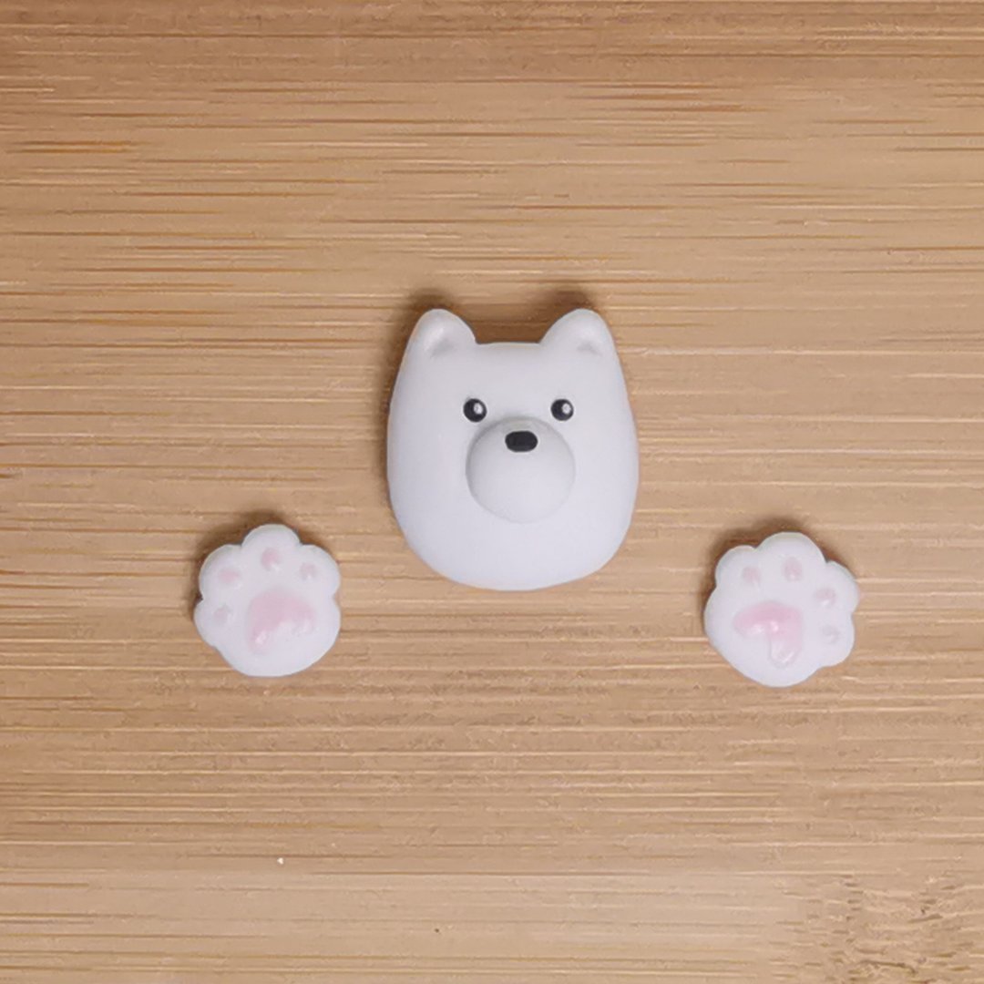 萨摩耶犬造型磁铁 - 冰箱贴/磁贴 - 其他材质 