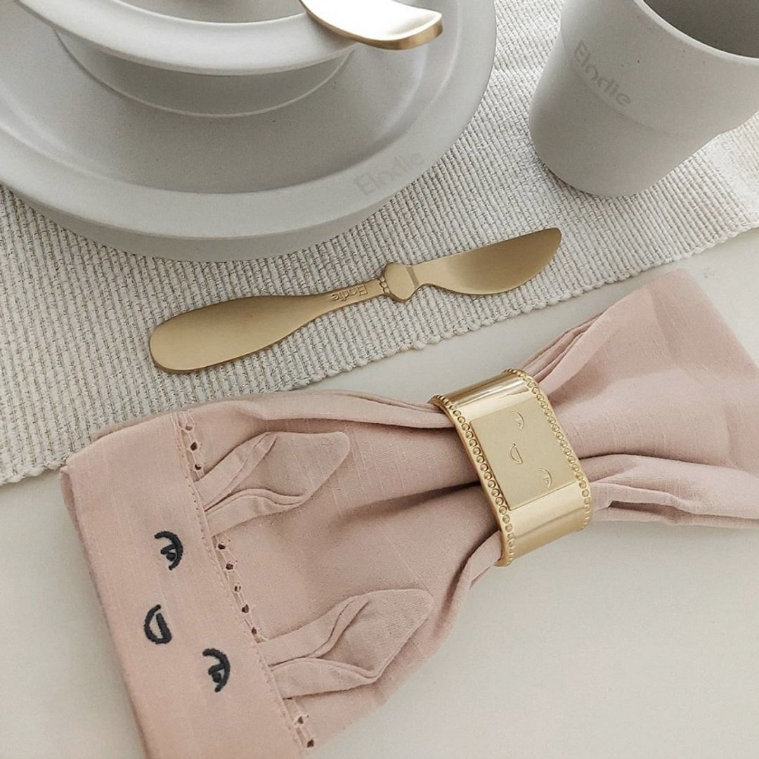 Elodie Napkin Ring Gold 金色儿童餐巾环 - 儿童餐具/餐盘 - 其他金属 金色