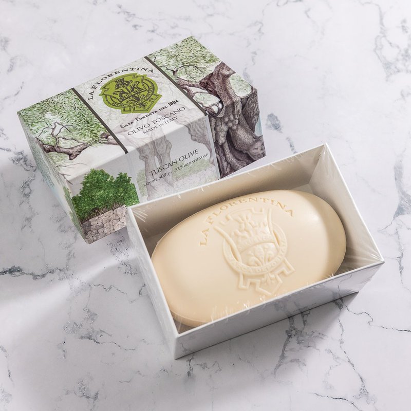 【快速出货】意大利手工香氛皂 300g-托斯卡纳橄榄 - 肥皂/手工皂 - 其他材质 绿色