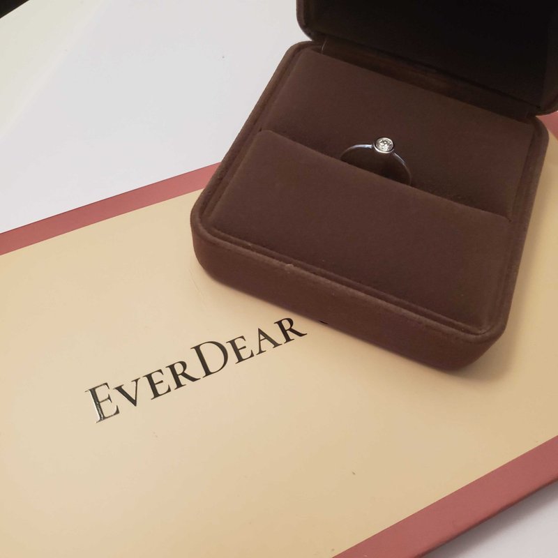 EverDear R1999戒指 定制化礼物 求婚戒指 女友戒指 情侣戒指 - 戒指 - 其他金属 多色