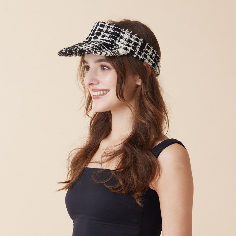 CHARLIE 遮阳帽 - 经典黑白 - 帽子 - 其他材质 黑色