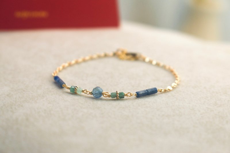 手链 海蓝宝 蓝东陵 - 成就感 - - 手链/手环 - 宝石 蓝色