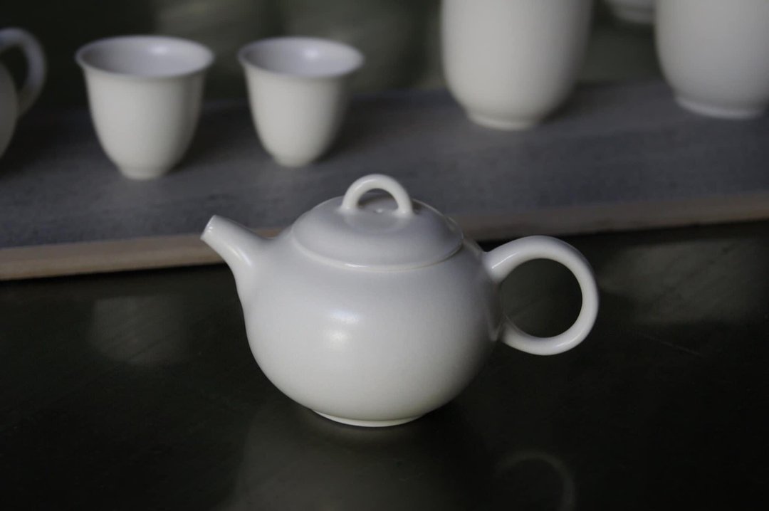 月畔定制小壶 - 茶具/茶杯 - 陶 白色
