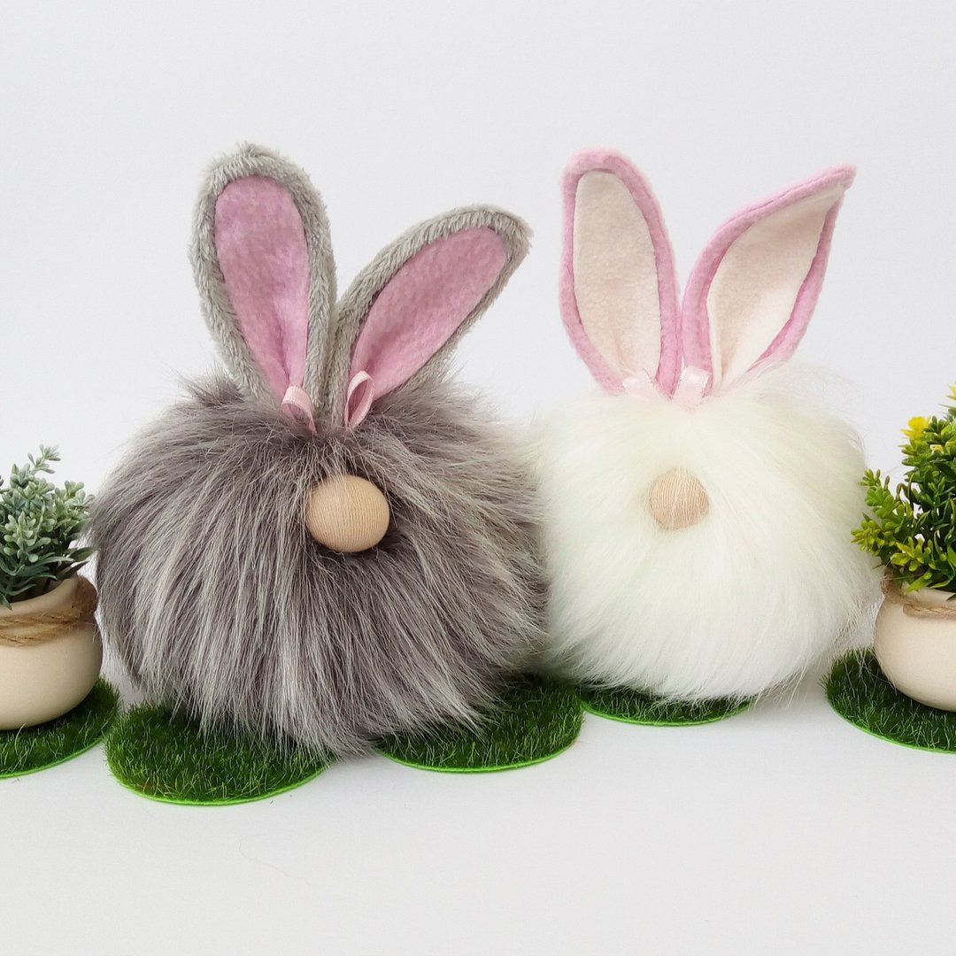 Easter Bunny Gnome Spring Gnomes, Stuffed Bunny Rabbit Easter Gnome Summer Gnome - 玩偶/公仔 - 其他材质 