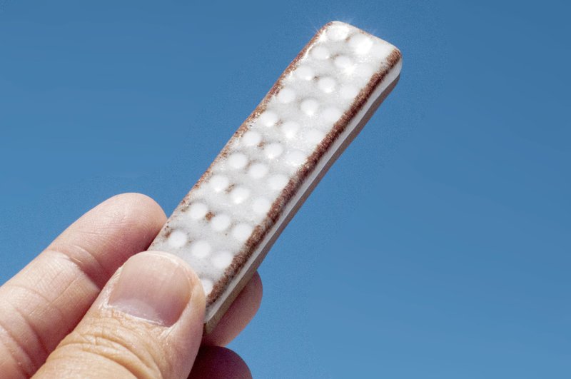 手绘地中海风饼干筷架 陶瓷筷架 摩洛哥风格餐具架-欧洲糖霜姜饼 - 筷子/筷架 - 陶 白色