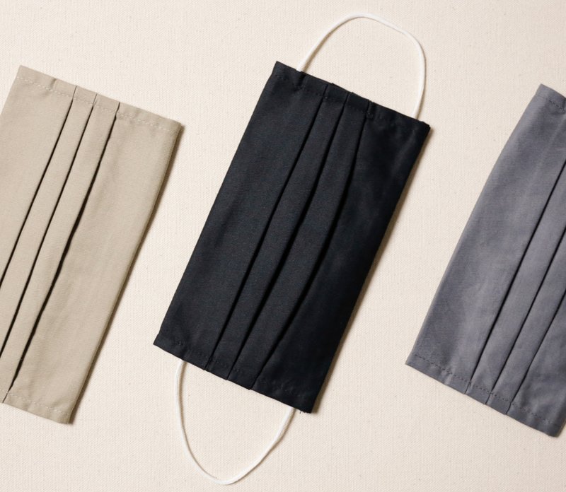 【24h出货】亲肤 素色口罩套  40支精梳棉纱 需搭配一般医疗口罩 - 口罩 - 棉．麻 灰色