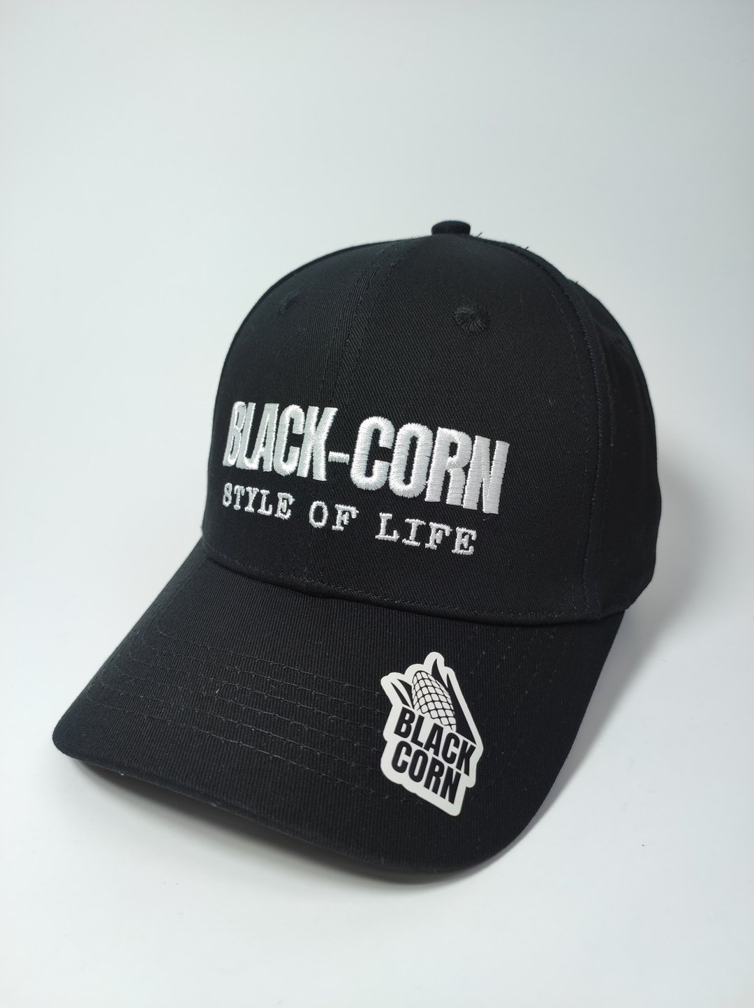CAPTAIN CURVED ADJUSTABLE CAP 弧形可调节帽(GP230519NO1BK) - 帽子 - 棉 黑色