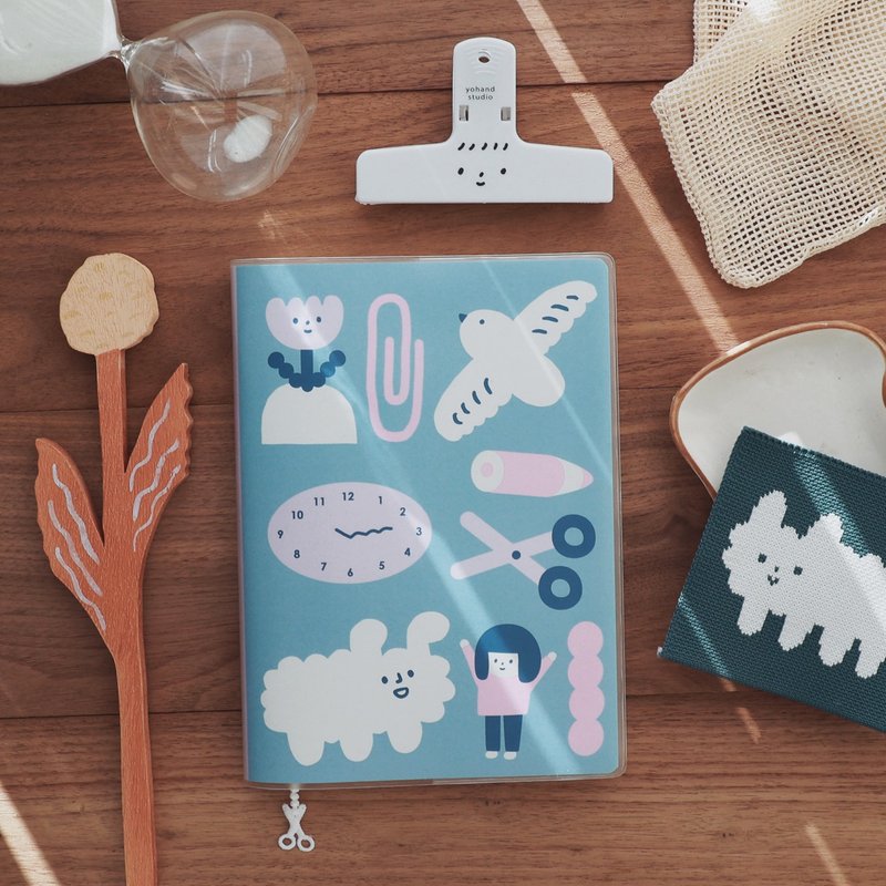 柔软的时间 / 手帐 / 雾面书套 - 笔记本/手帐 - 纸 蓝色