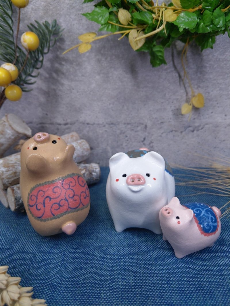 小猪家族 - 玩偶/公仔 - 陶 