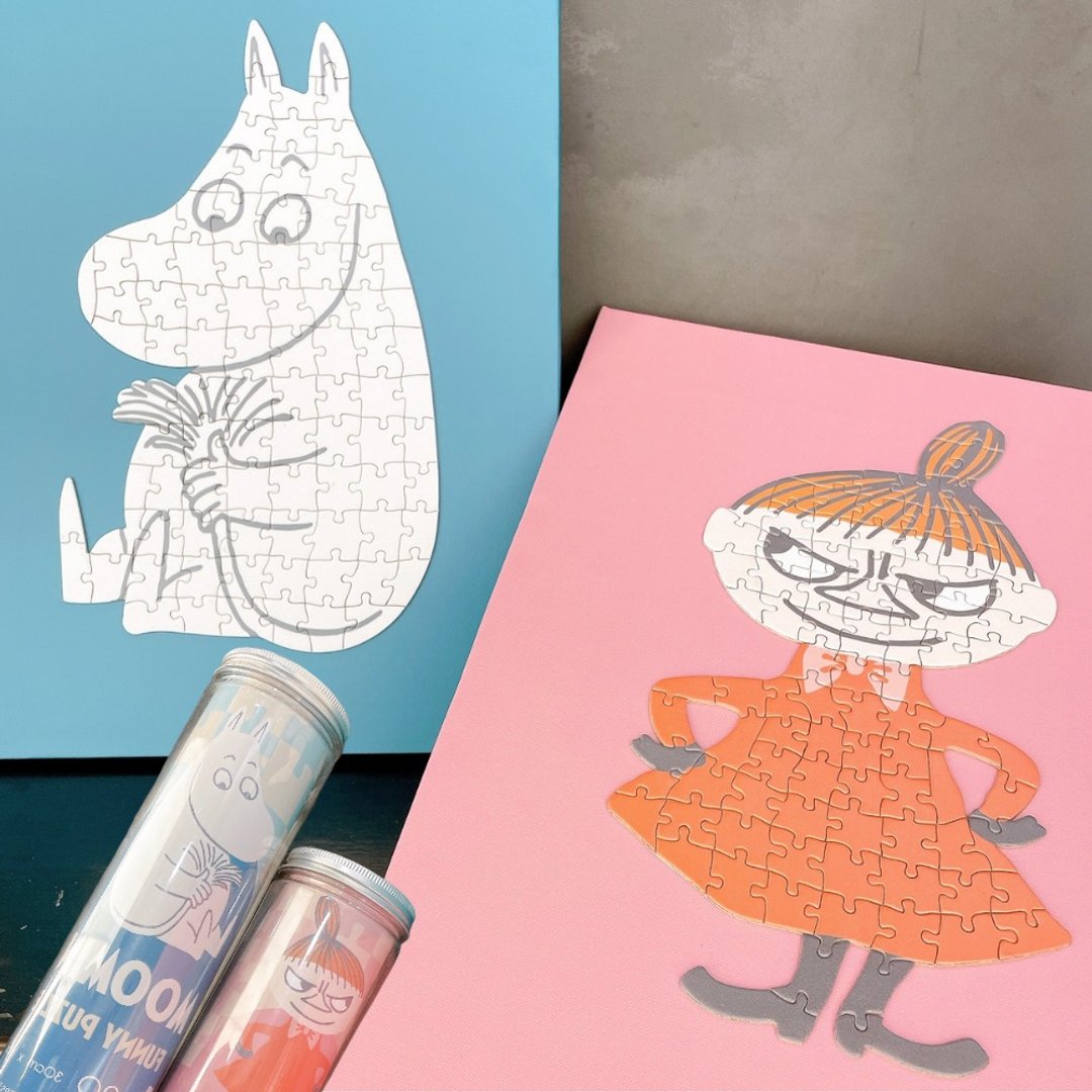 MOOMIN授权 | 木制拼图L30 x W16 cm  (姆明/小美) - 拼图 - 木头 
