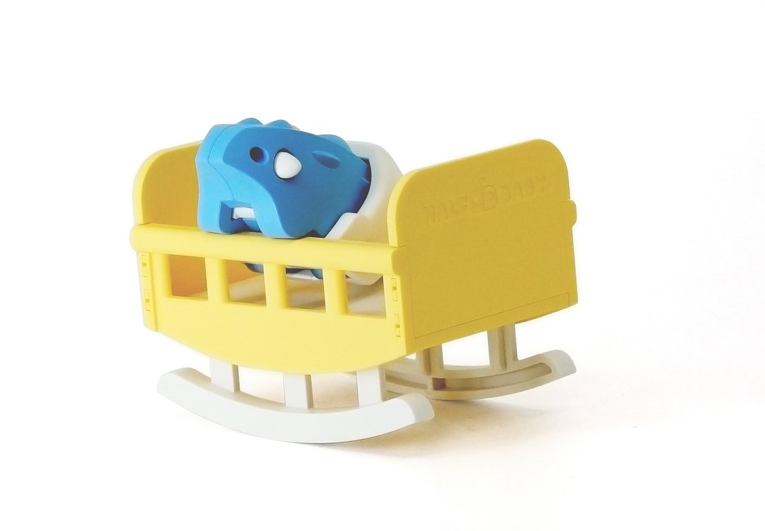 Halftoys Baby Dino 甲龙STEAM教育玩具 - 摆饰 - 塑料 蓝色