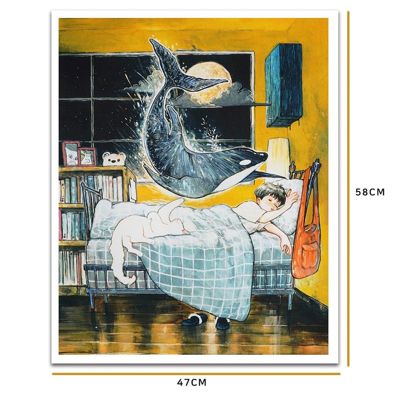 我要你幸福 |诺玛 |布艺海报 - 海报/装饰画/版画 - 棉．麻 