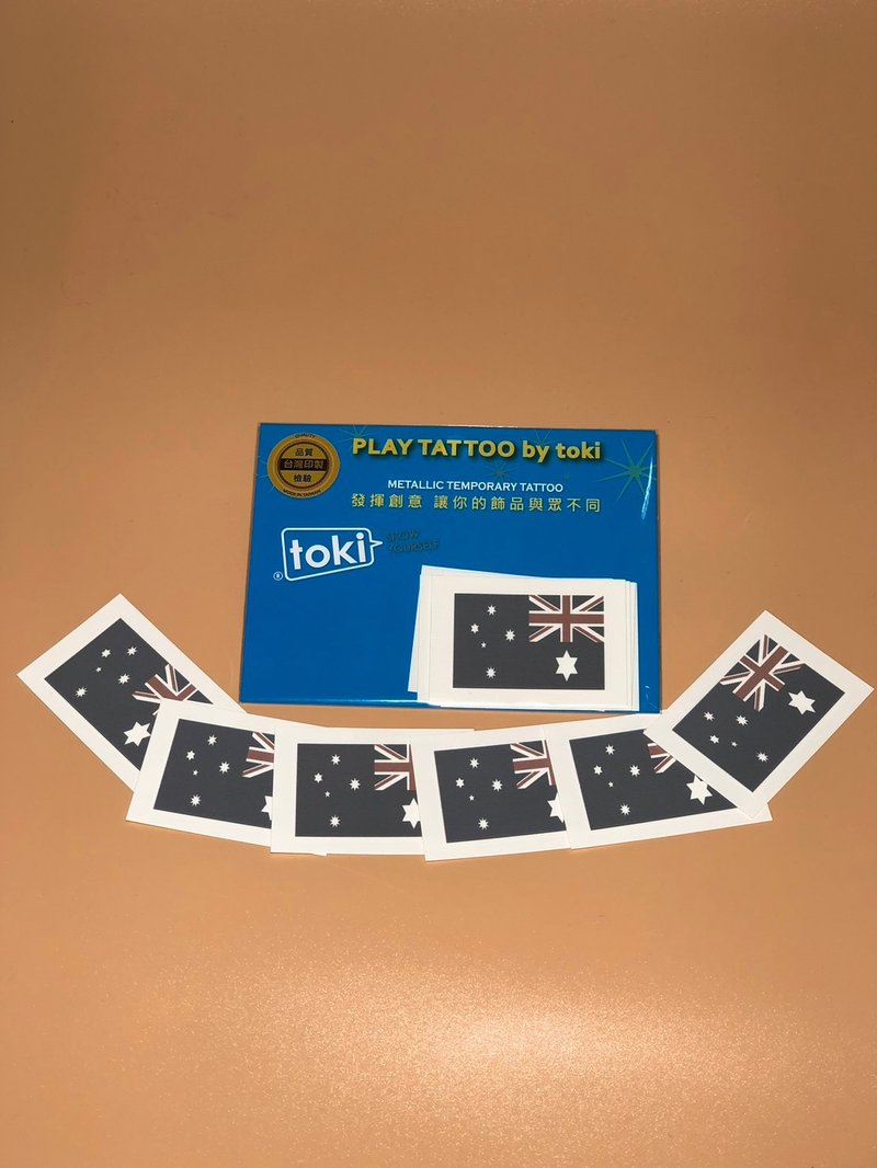 ANZAC Day 向英雄致敬 贴脸颊贴手臂 澳洲国旗纹身贴纸 - 贴纸 - 纸 