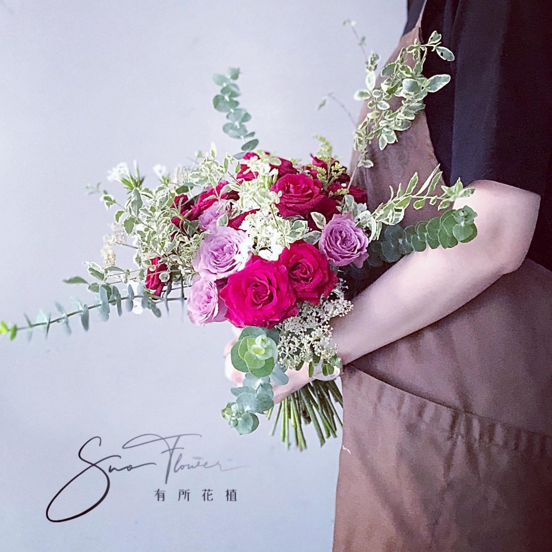 鲜花捧花/因为是新鲜花叶.需自取不提供宅配 - 干燥花/捧花 - 植物．花 