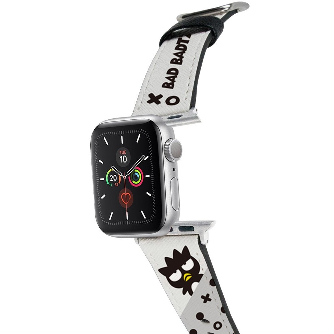 【Hong Man】三丽鸥系列 Apple Watch 皮革表带 点点酷企鹅 - 表带 - 人造皮革 灰色