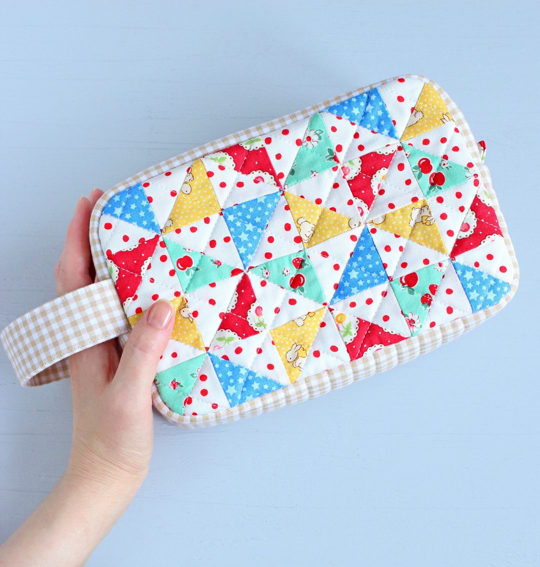 PDF Rectangular Pouch with Handle Sewing Pattern - 手工艺教程/工具书 - 其他材质 