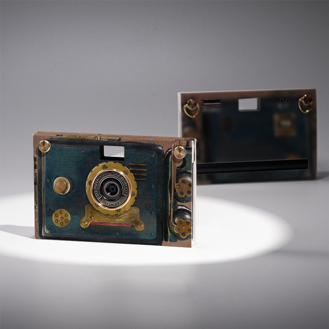 【20MP】纸相机 蒸汽庞克系列 Steam Punk 标配相机组 PaperShoot - 相机 - 纸 蓝色