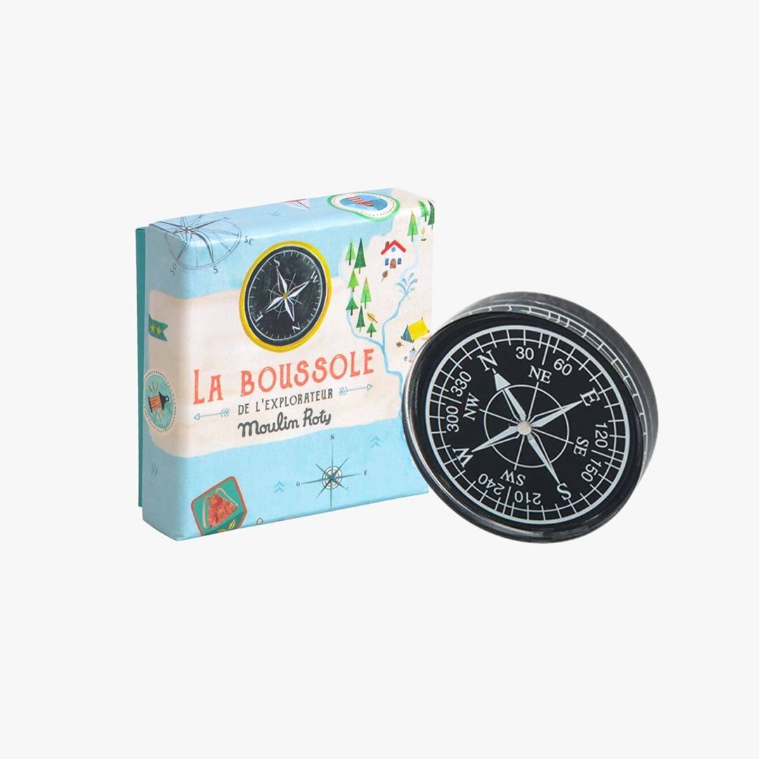 法国 Moulin Roty Le Jardin 花园系列指南针 - 玩具/玩偶 - 塑料 多色