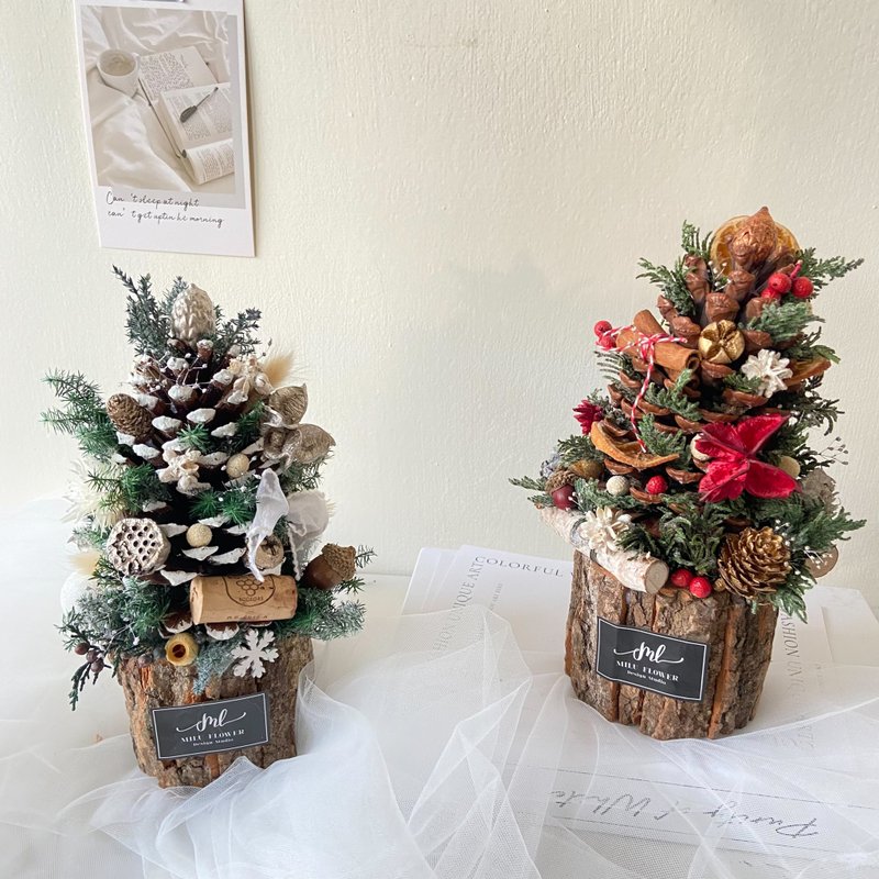 圣诞树 雪松 松果 圣诞礼物 圣诞手作 - 干燥花/捧花 - 植物．花 多色