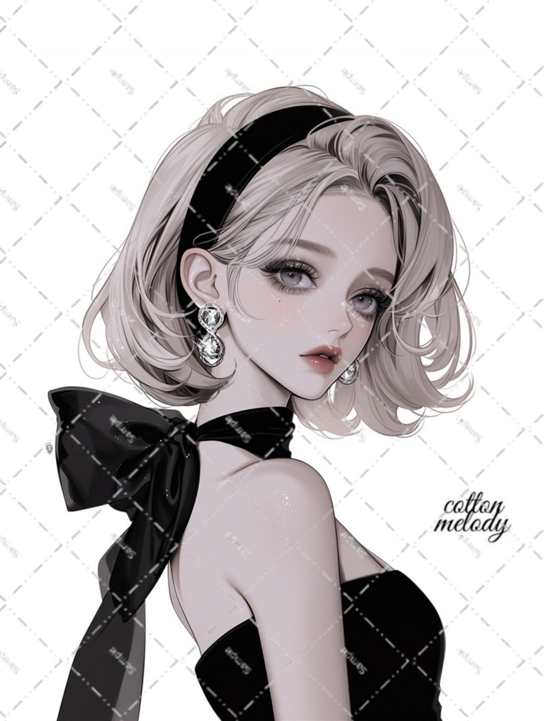 原创贴纸 no.6893 人物贴纸 原创贴纸 人物贴纸 女孩贴纸 原创人物贴纸 - 贴纸 - 纸 