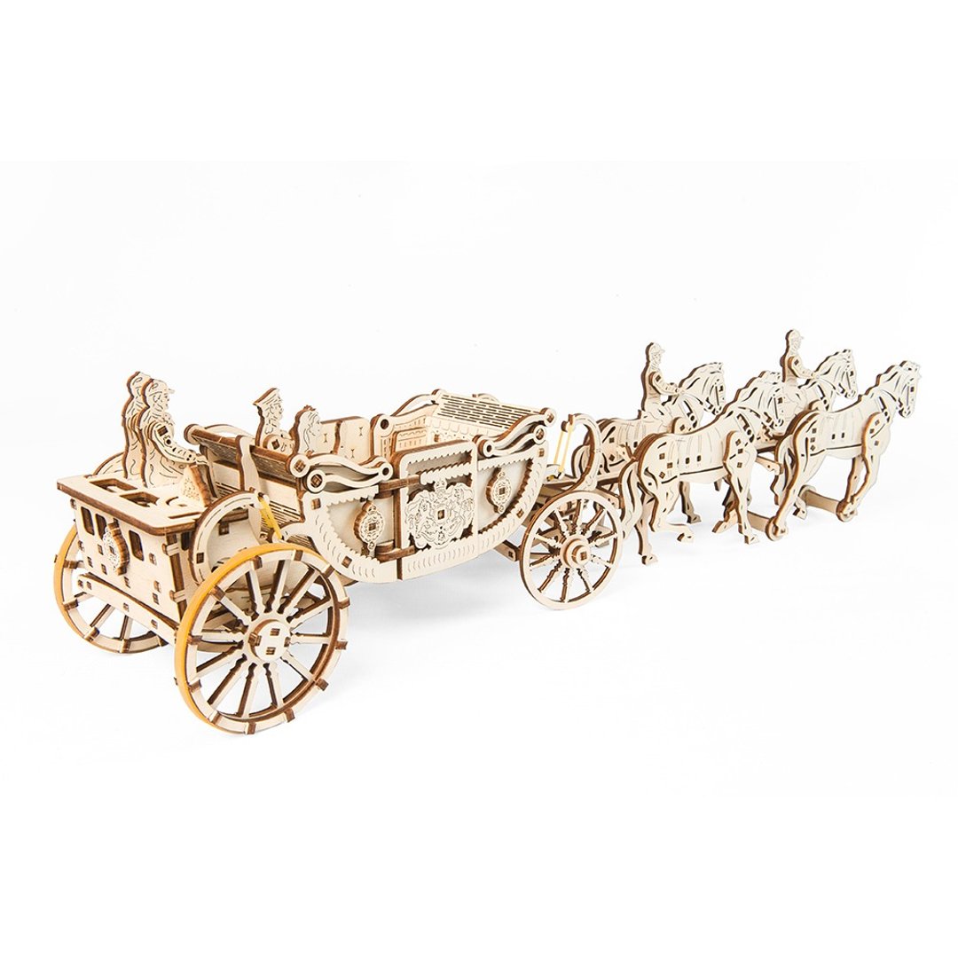 /Ugears/ 乌克兰木制模型 皇家马车 Royal Carriage - 数码小物 - 木头 