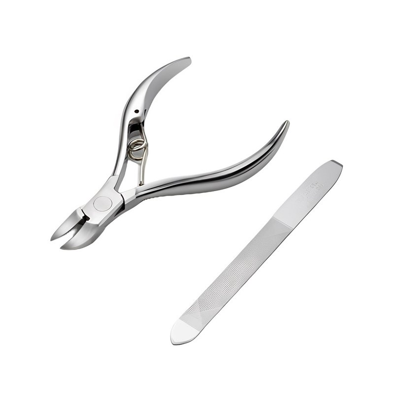 日本绿钟匠之技锻造不锈钢硬指甲剪附锉刀组(G-1027) - 其他 - 不锈钢 