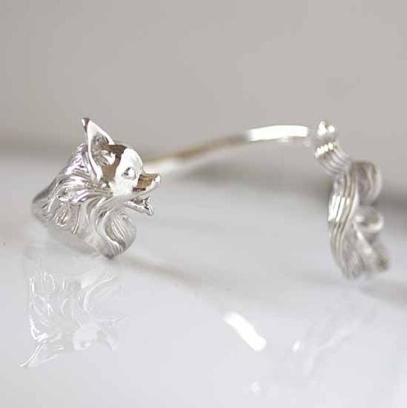 吉娃娃蓬松手镯 - 手链/手环 - 其他金属 银色