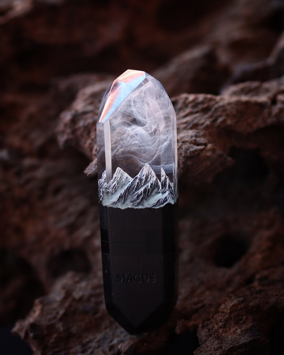 3.1 U 盘 Aurora Borealis Glow in the Dark 刻字 U 盘 3.0 USB - U盘 - 木头 透明