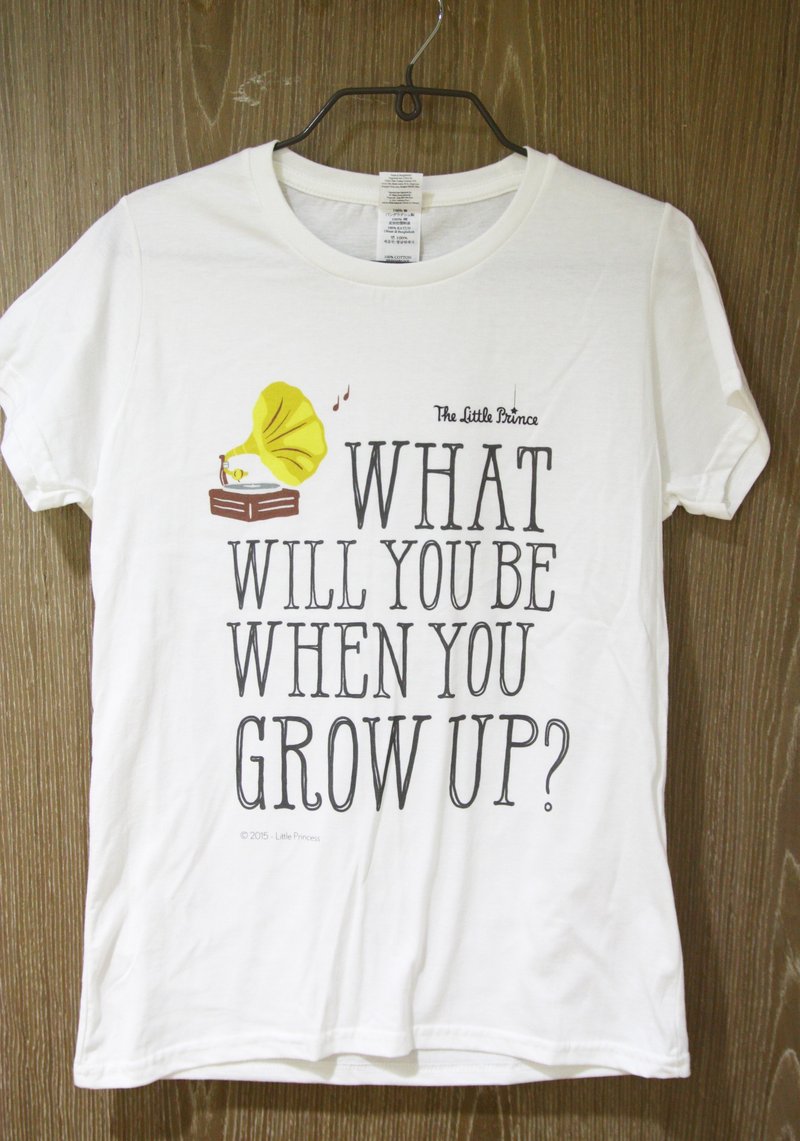 小王子电影版授权 - T恤 - 中性连帽卫衣/T 恤 - 棉．麻 黄色