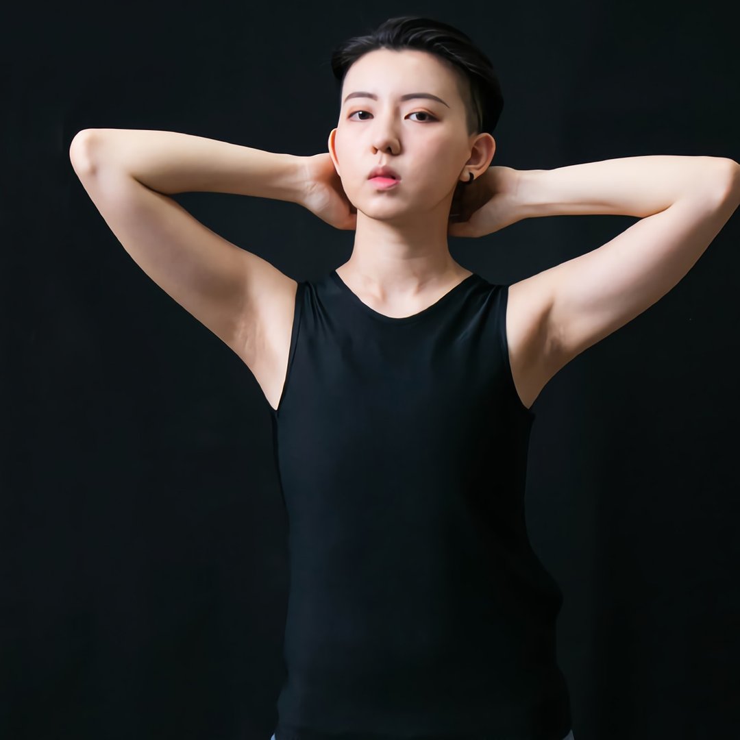 AIR+黏式全身网布轻薄透气束胸内衣-黑/白 - 女士内衣裤 - 聚酯纤维 黑色