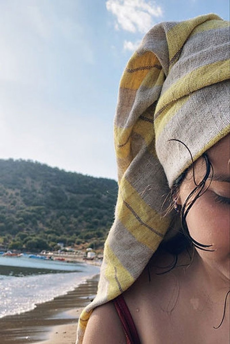 Peştamal 手工毯 - 被子/毛毯 - 棉．麻 黄色