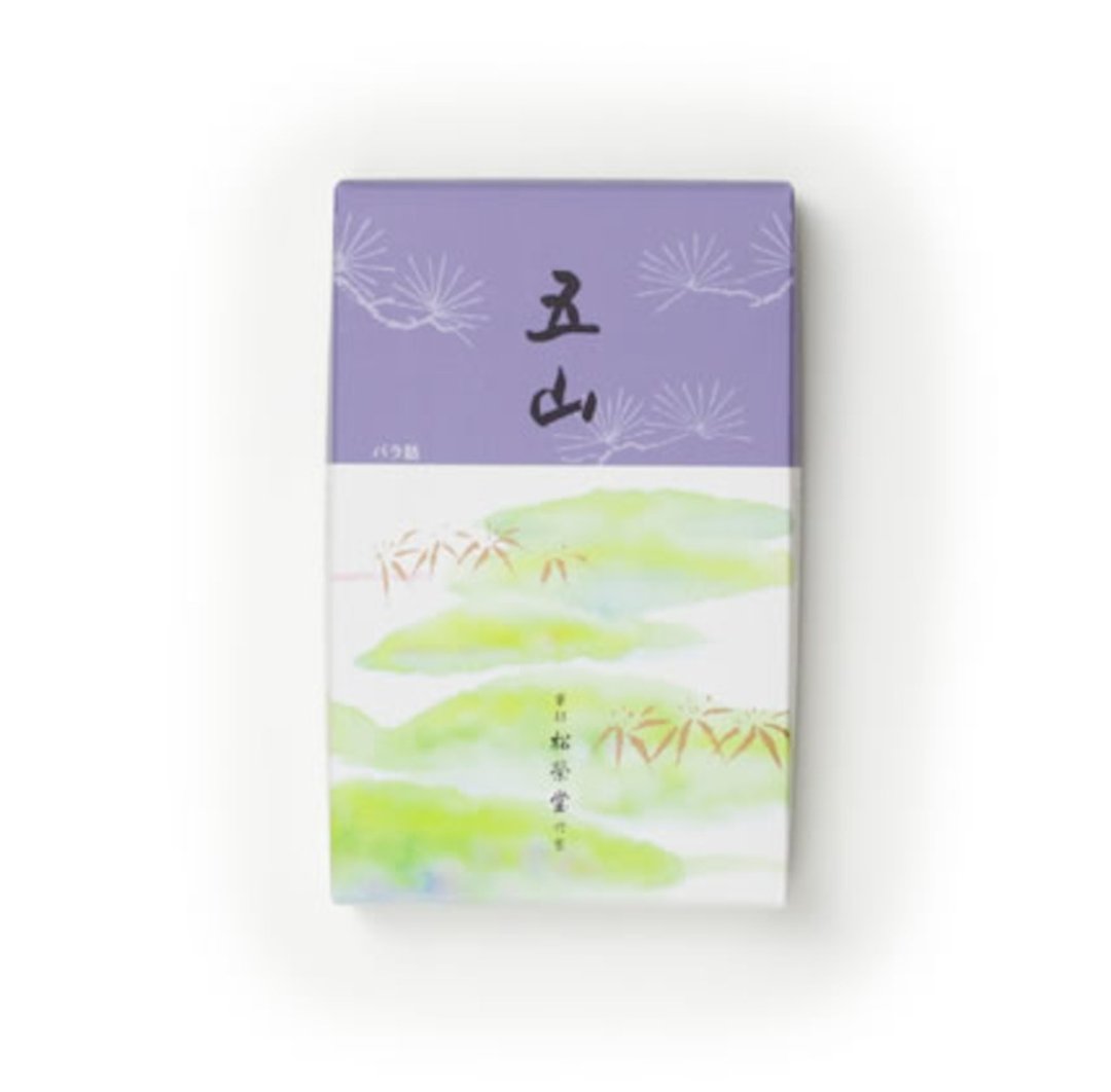 日本 松荣堂 Gozan/Five Hills【五山】线香 (490支装) - 香薰/精油/线香 - 浓缩/萃取物 