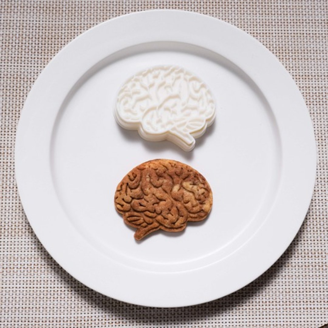 Brain (cookie cutter/cookie cutter) - 厨房用具 - 木头 