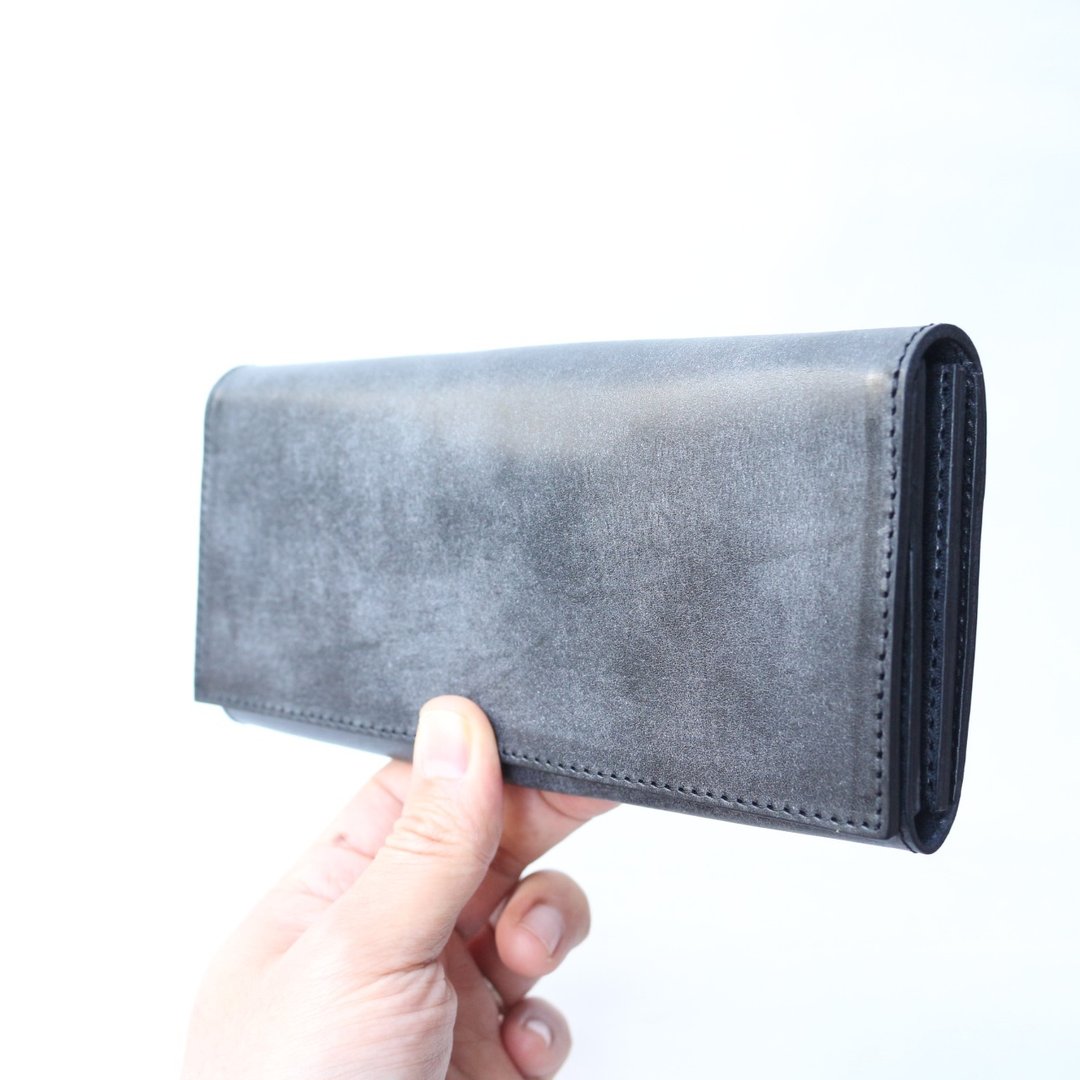 BC2 　long wallet - 皮夹/钱包 - 真皮 黑色
