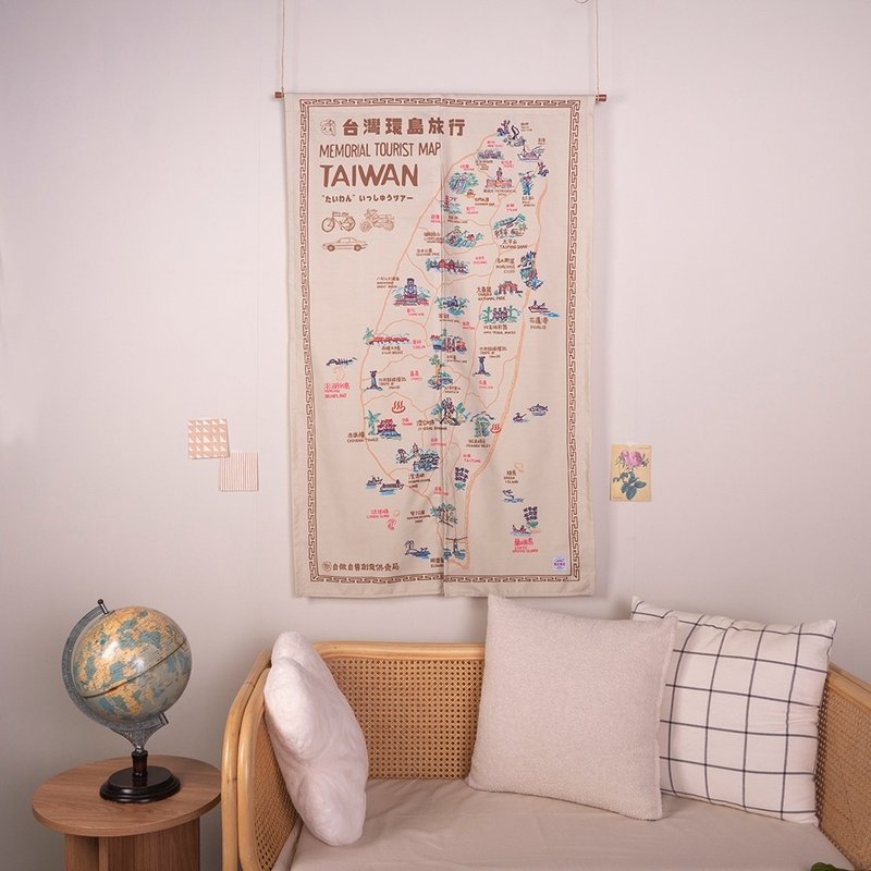 台味长门帘 Long Door Curtain - 环岛旅行 - 门帘/门牌 - 聚酯纤维 卡其色