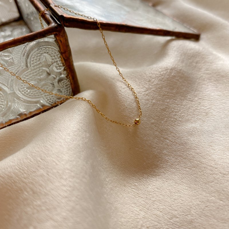 小点儿 -黄铜电镀18K金项链 - 项链 - 铜/黄铜 金色