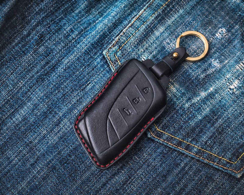 凌志 Lexus IS300 ES RX350 NX200 UX250 LM RC 汽车钥匙 - 钥匙链/钥匙包 - 真皮 黑色