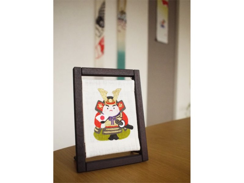 京都手绘亚麻画框-若武者 - 摆饰 - 棉．麻 