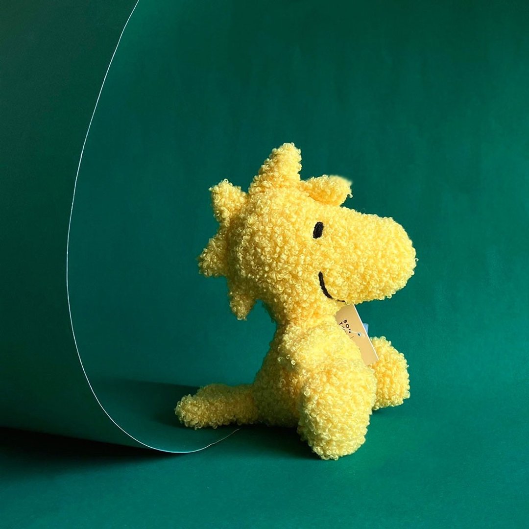 BON TON TOYS  Woodstock 糊涂塌客环保玩偶 - 黄 15cm - 玩偶/公仔 - 聚酯纤维 黄色