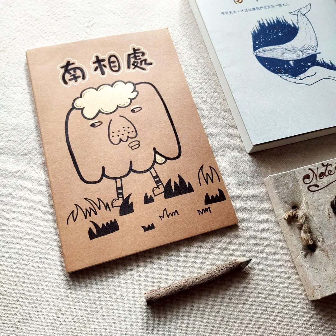 (售出不补货 请关注新品) 创意笔记本 插画日记本 文创记事本 - 笔记本/手帐 - 纸 卡其色