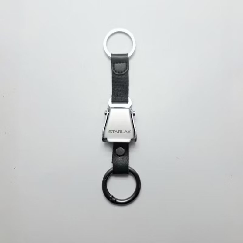 定制化 飞航 安全扣 安全带 编织 钥匙圈 吊饰 开瓶器 飞行 航空 - 钥匙链/钥匙包 - 其他金属 银色