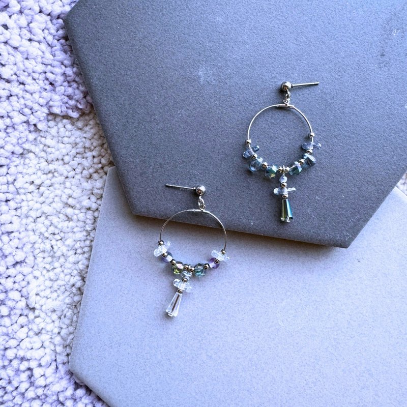 圆串耳环 - 耳环/耳夹 - 其他材质 多色