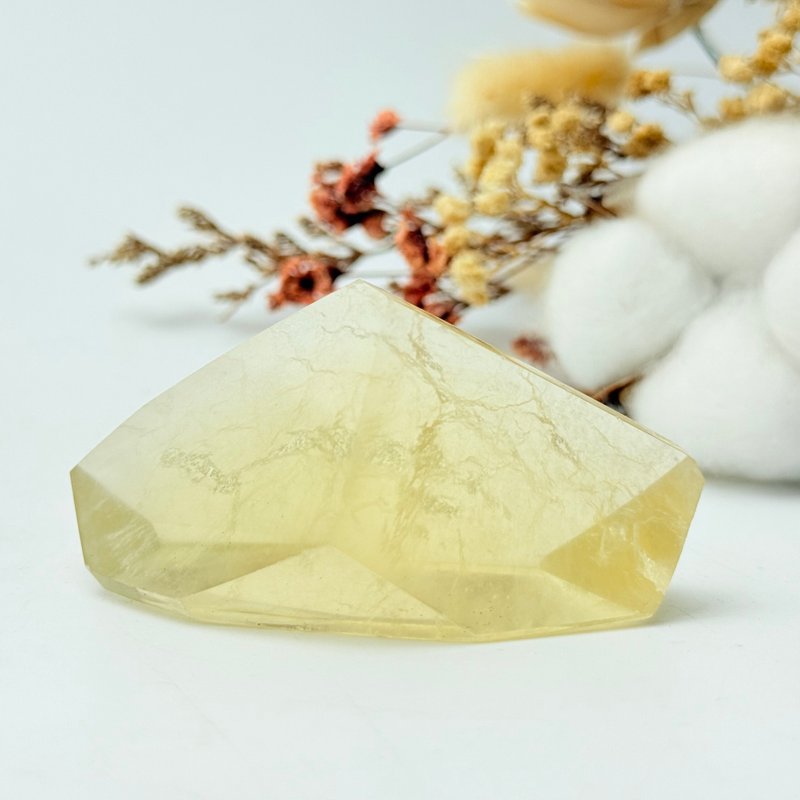 蜜糖黄萤石 柠檬水 超透 星空光 稀有色 彩虹光 粉19 - 摆饰 - 水晶 多色